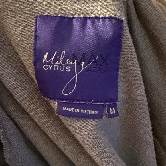 Miley Cyrus & Max Azria Charcoal Bomber Jacket - Picture 3 of 4